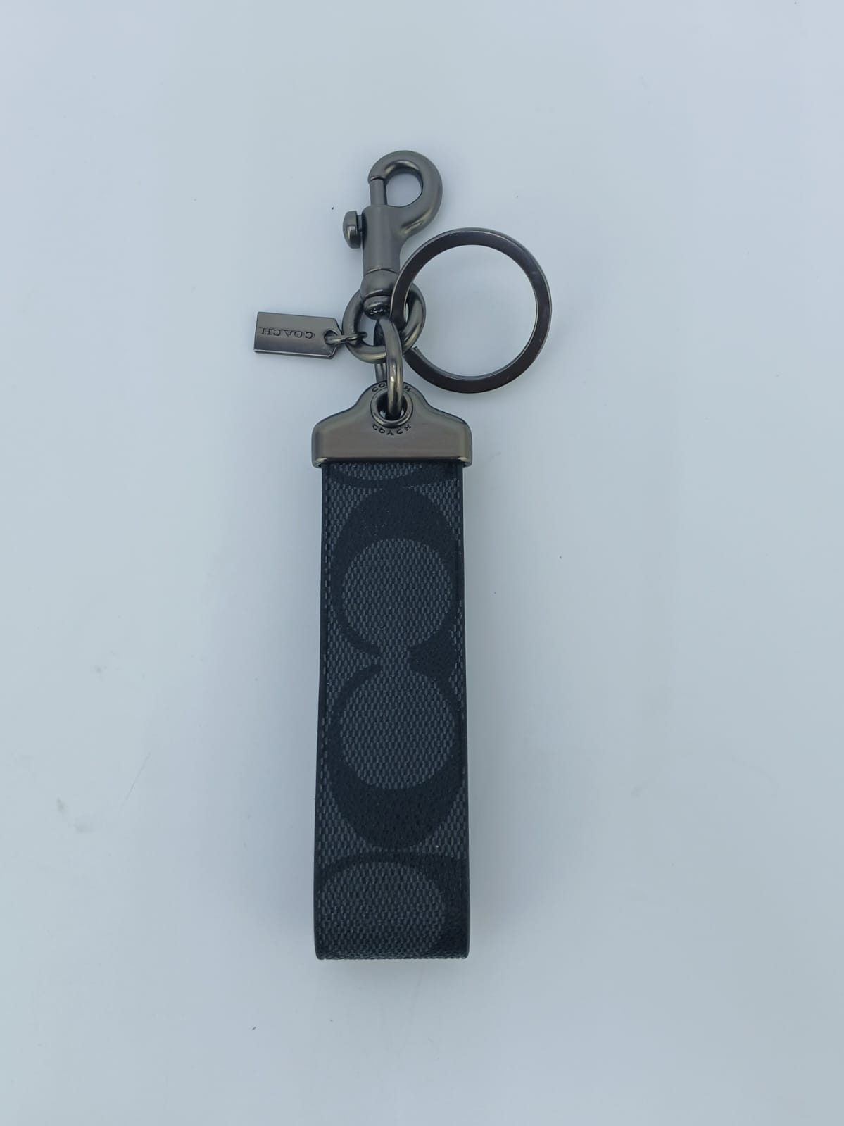 C.O.A.C.H Loop Key Fob In Signature Canvas