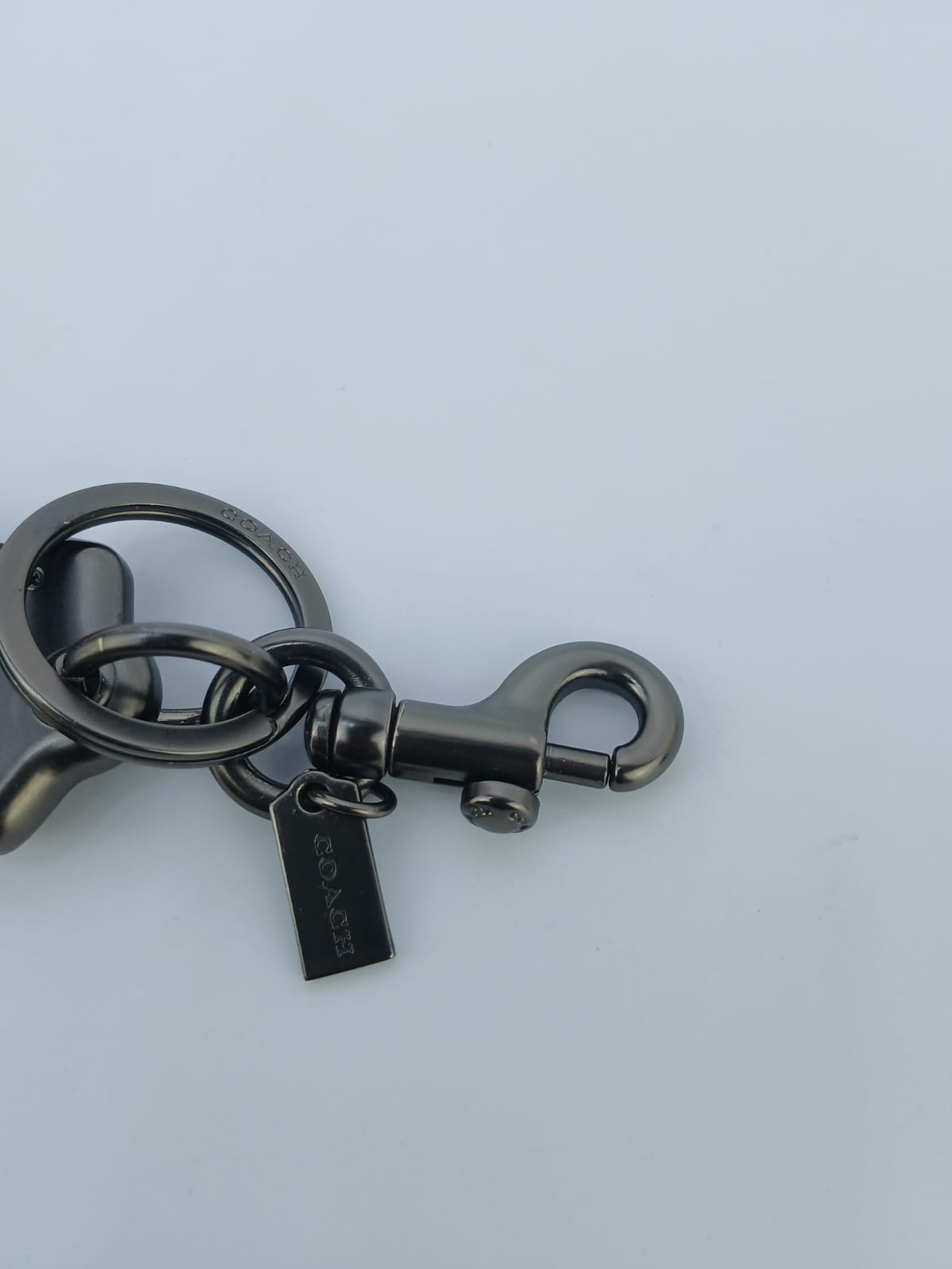 C.O.A.C.H Loop Key Fob In Signature Canvas