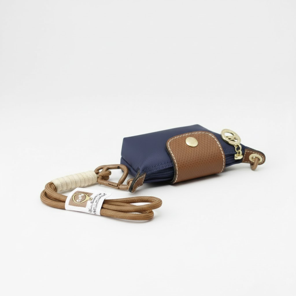 L-O-N-G-C-H-A-M-P COIN PURSE 34175089 NAVY BLUE FOR WOMEN