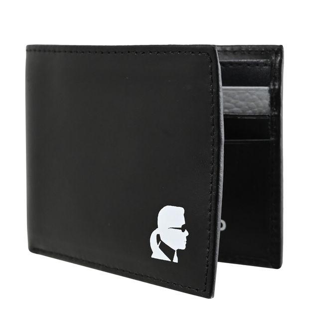 K.A-R-L L.A.G.E-R.F.E-L.D WALLET BLACK