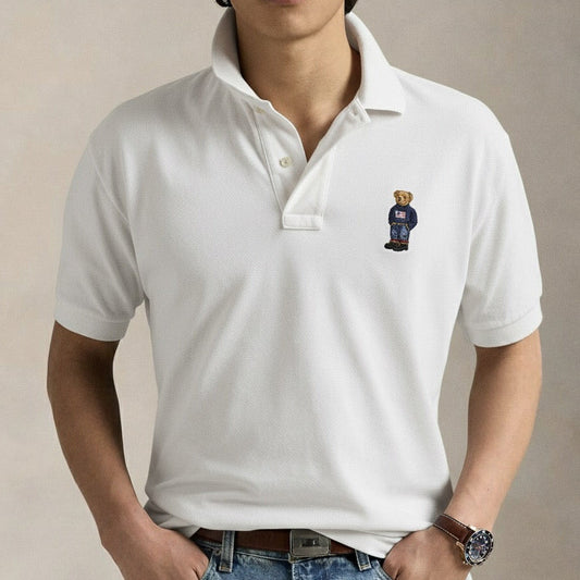 White Polo Ralph Lauren t-shirt bear
