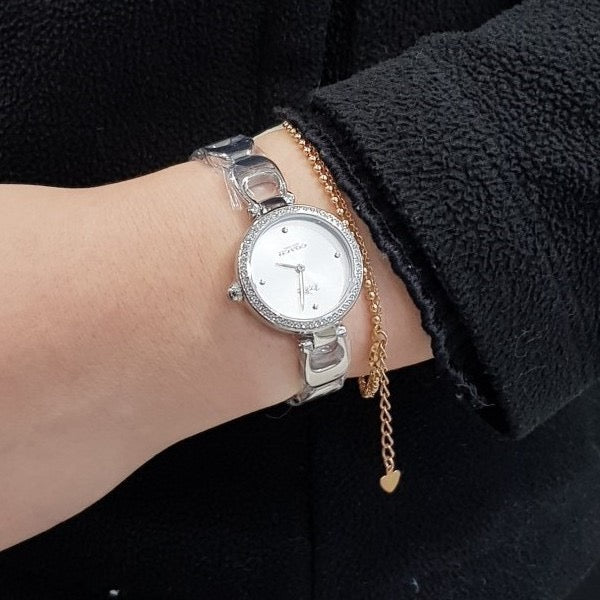 C-O-A-C-H WATCH 14503170 SILVER FOR WOMEN