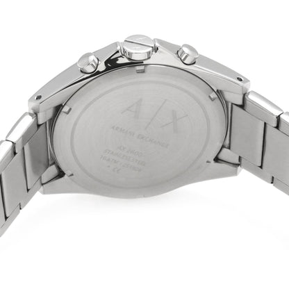 A-R-M-A-N-I E-X-C-H-A-N-G-E WATCH AX2600 SILVER FOR MEN