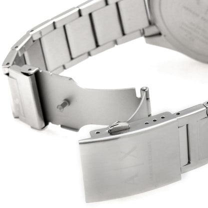 A-R-M-A-N-I E-X-C-H-A-N-G-E WATCH AX2600 SILVER FOR MEN