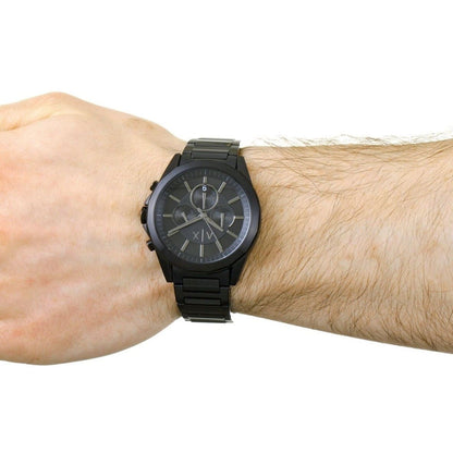A-R-M-A-N-I E-X-C-H-A-N-G-E WATCH AX2601 BLACK FOR MEN
