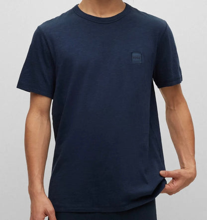 B.o.S_S. T-Shirt Cotton-jersey T-shirt with logo patch Regular fit