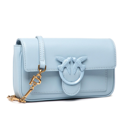 P-I-N-K-O CROSSBODY BAG 1P22HU Y7SP LIGHT BLUE FOR WOMEN