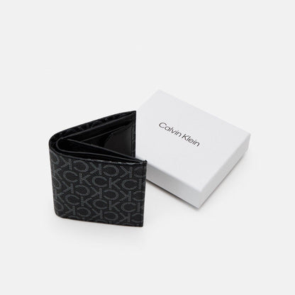 C-A-L-V-I-N K-L-E-I-N WALLET K50K510301 GRAY&BLACK FOR MEN