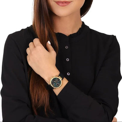 G-U-E-S-S WATCH GW0113L1 BLACK&GOLD FOR WOMEN
