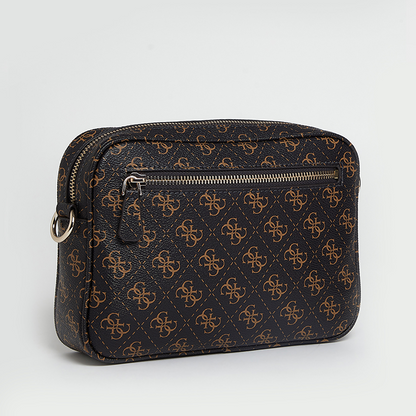 G-U-E-S-S CROSSBODY BAG BROWN FOR WOMEN