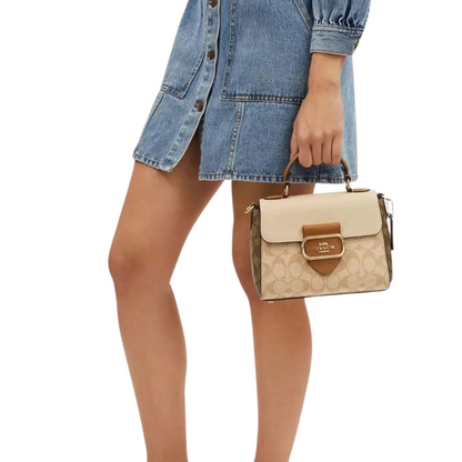C-O-A-C-H CROSSBODY BAG CR327 BIEGE FOR WOMEN