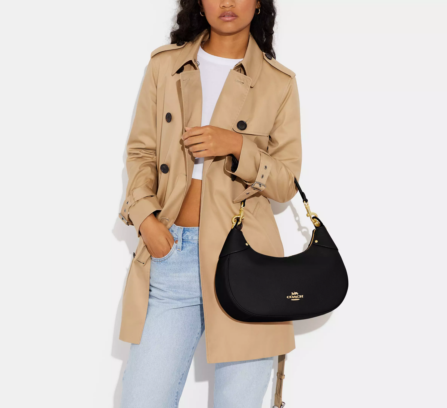 C-O-A-C-H CROSSBODY BAG C1790 BLACK FOR WOMEN