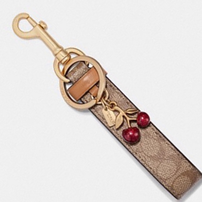 C-O-A-C-H Loop Key Fob In Signature Canvas