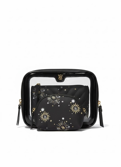 V.I.C.T-O.R.I.A'S S.E.C-R.E.T MAKEUP BAG BLACK FOR WOMEN