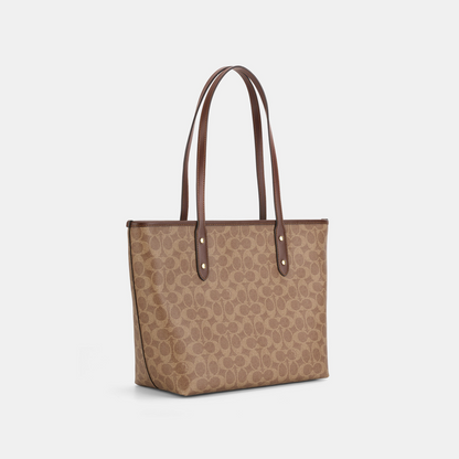 C-O-A-C-H SHOULDER BAG CCQ28 BROWN FOR WOMEN