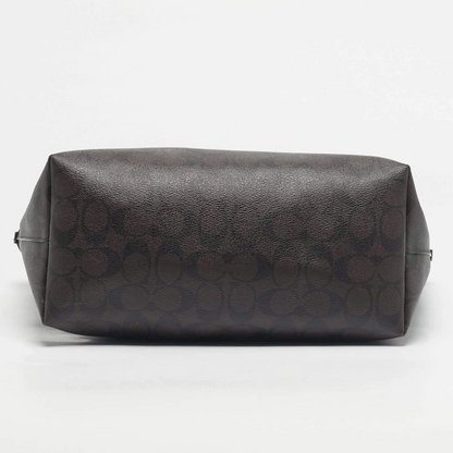 C-O-A-C-H SHOULDER BAG CCQ28 BROWN&BLACK MONOGRAM FOR WOMEN