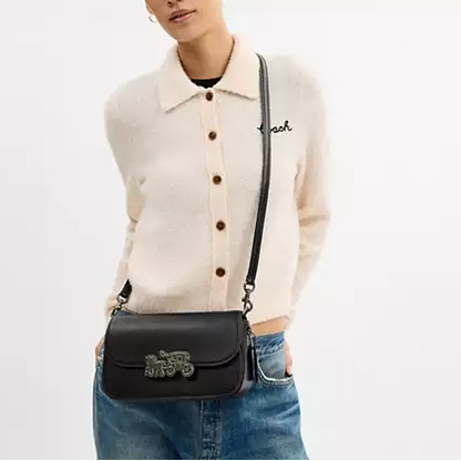 C-O-A-C-H CROSSBODY BAG CCE65 BLACK FOR WOMEN
