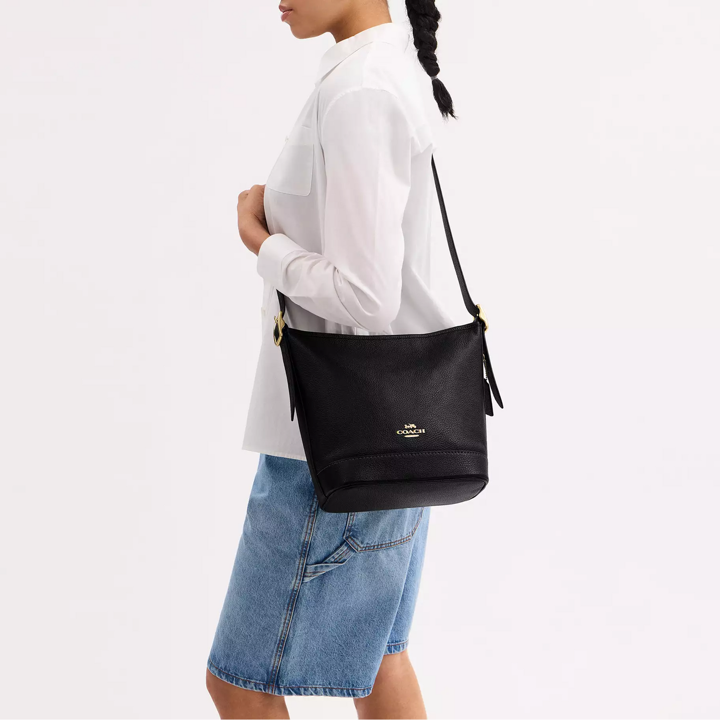 C-O-A-C-H CROSSBODY BAG CBH18 BLACK FOR WOMEN