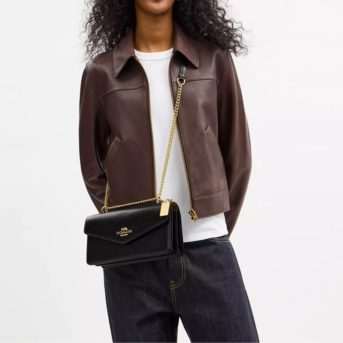 C-O-A-C-H CROSSBODY BAG CB198 BLACK FOR WOMEN