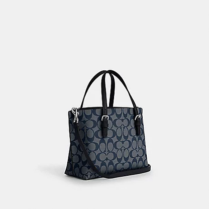 C-O-A-C-H CROSSBODY BAG C4250 NAVY BLUE MONOGRAM FOR WOMEN