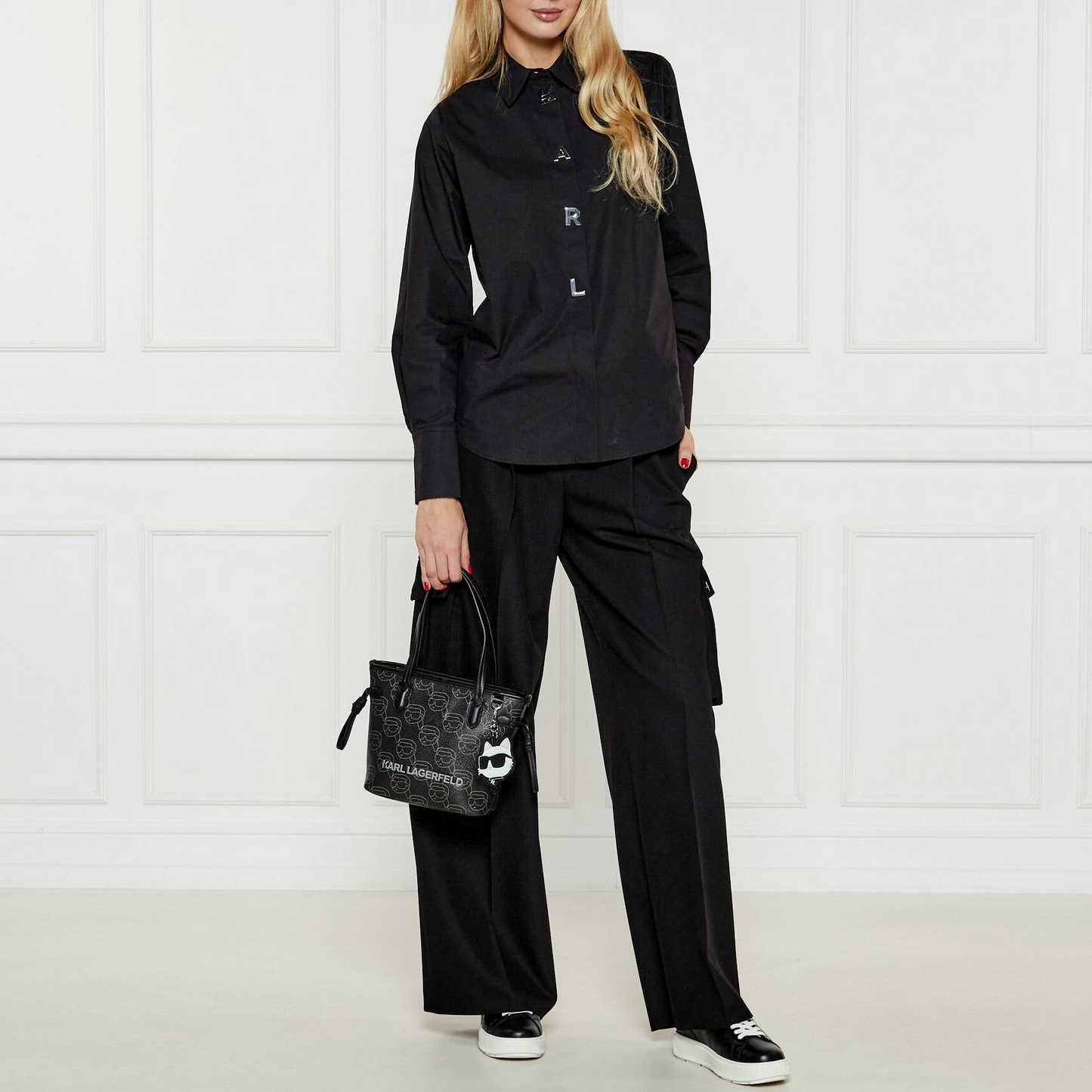 K.A-R.L L.A.G.E-R.F.E.L.D CROSSBODY BAG