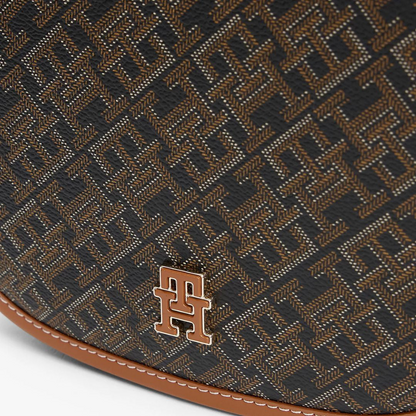 T.O.M-M.Y H.I.L.F-I.G.E.R CROSSBODY BAG HAVAN&BLACK MONOGRAM FOR WOMEN
