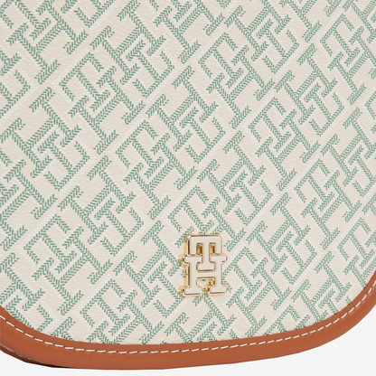 T.O.M-M.Y H.I.L.F-I.G.E.R CROSSBODY BAG HAVAN&GREEN MONOGRAM (Reed) FOR WOMEN
