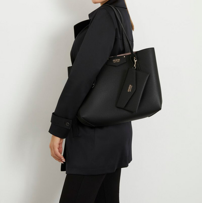 G-U-E-S-S SHOULDER BAG BLACK FOR WOMEN