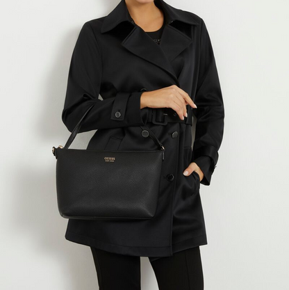 G-U-E-S-S SHOULDER BAG BLACK FOR WOMEN