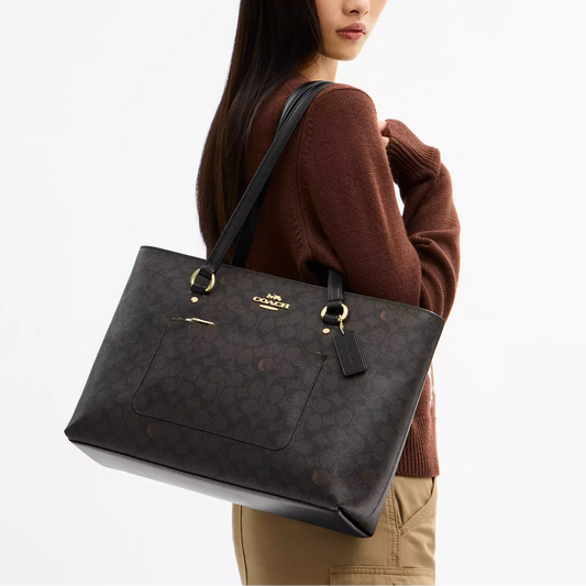 C-O-A-C-H SHOULDER BAG CCD69 BROWN FOR WOMEN