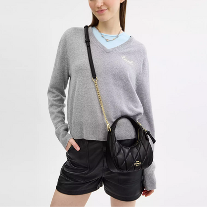 C-O-A-C-H CROSSBODY BAG CY710 BLACK FOR WOMEN