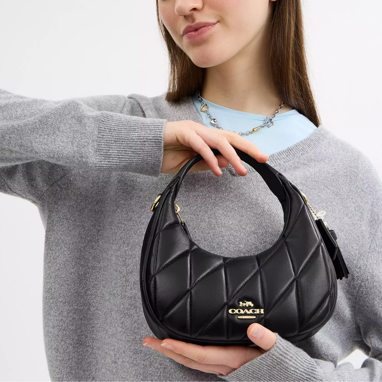 C-O-A-C-H CROSSBODY BAG CY710 BLACK FOR WOMEN