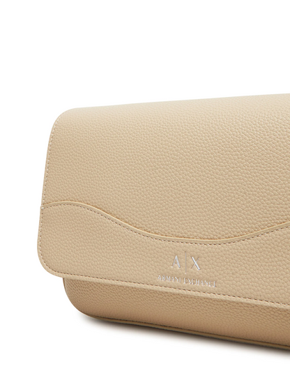 A-R-M-A-N-I E-X-C-H-A-N-G-E CROSSBODY BAG 942912 CC783 BEIGE FOR WOMEN