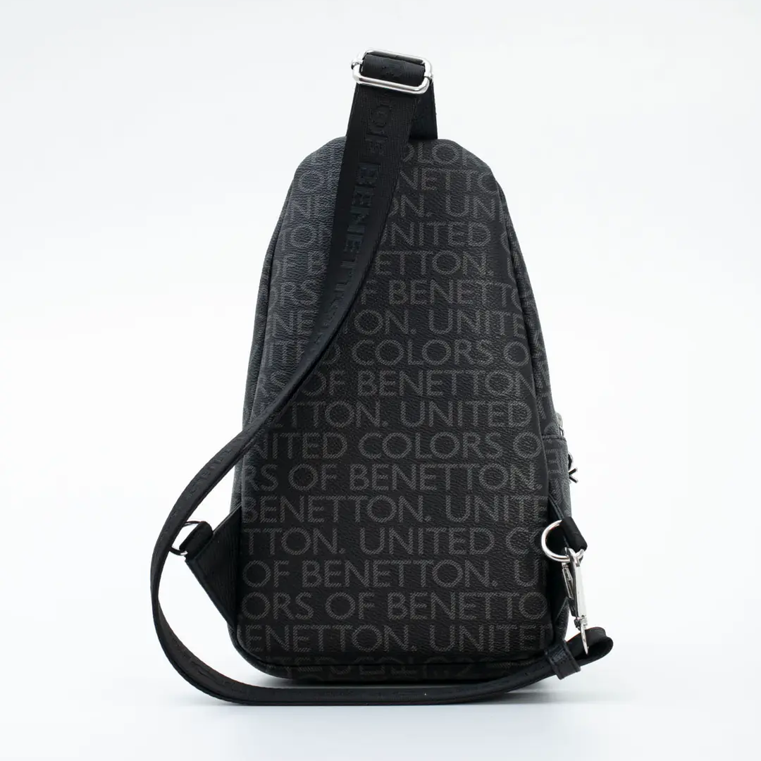U.n.i.t.e.d C.o.l.o.r.s of B.e.n.e.t.t.o.n CROSSBODY BAG BLACK MONOGRAM FOR WOMEN