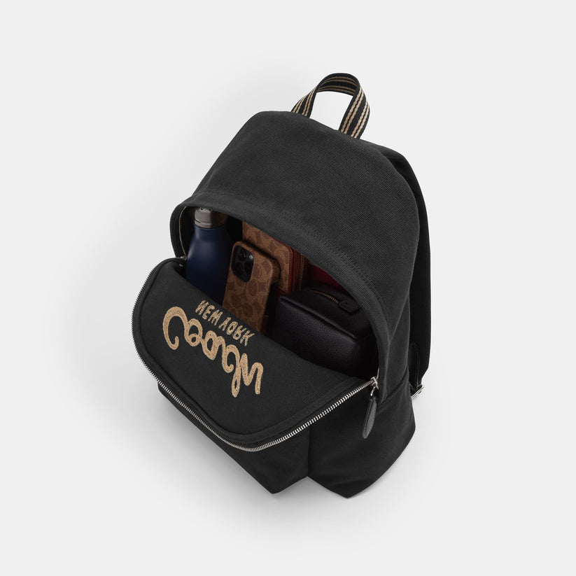 C-O-A-C-H BACKPACK BAG CAM76 BLACK FOR WOMEN