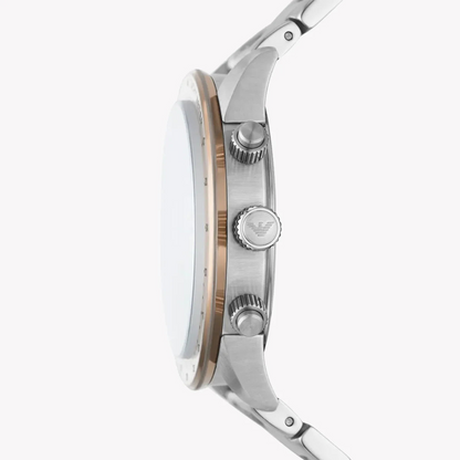 E.M-P.O.R-I.O A.R.M-A.N.I WATCH AR11352 SILVER FOR MEN