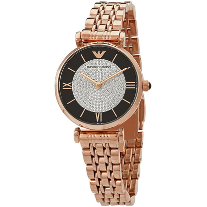 E.M-P.O.R-I.O A.R.M-A.N.I WATCH AR11402 BLACK FOR WOMEN