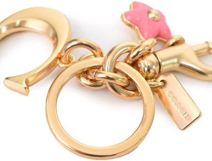 C-O-A-C-H KEY CHAIN GOLD FOR WOMEN