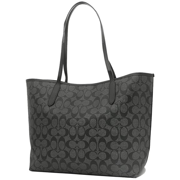 C-O-A-C-H SHOULDER BAG F5696 BLACK MONOGRAM FOR WOMEN