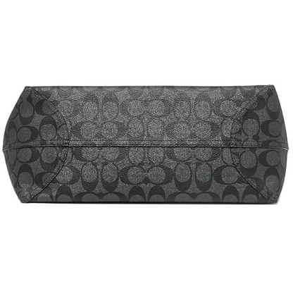 C-O-A-C-H SHOULDER BAG F5696 BLACK MONOGRAM FOR WOMEN