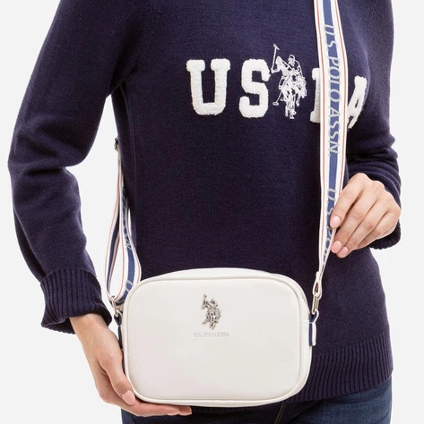 U-S P-O-L-O CROSSBODY BAG 27A228AA WHITE FOR WOMEN