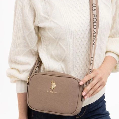 U-S P-O-L-O CROSSBODY BAG 27A228AA COFFE(TAUP) FOR WOMEN
