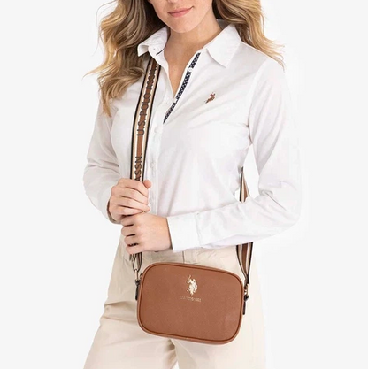 U-S P-O-L-O CROSSBODY BAG 27A228AA BROWN(Cognac) FOR WOMEN