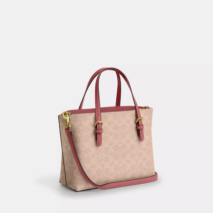 C-O-A-C-H CROSSBODY BAG CDF03 HAVAN MONOGRAM&PINK FOR WOMEN