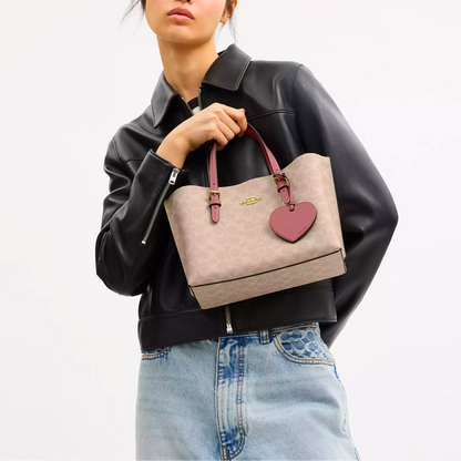 C-O-A-C-H CROSSBODY BAG CDF03 HAVAN MONOGRAM&PINK FOR WOMEN