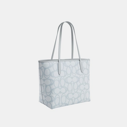 C-O-A-C-H SHOULDER BAG CBH89 ICE BLUE MONOGRAM FOR WOMEN