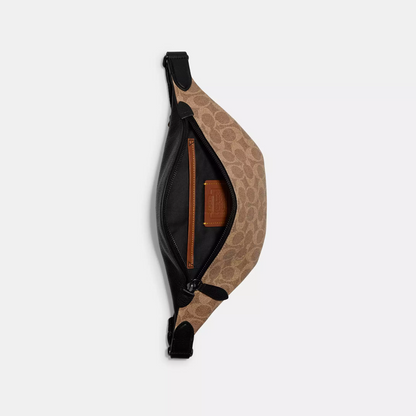 C-O-A-C-H WASTBAG C7700 HAVAN MONOGRAM&BLACK FOR WOMEN