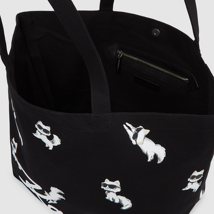 K.A-R.L L.A.G.E-R.F.E.L.D SHOULDER BAG BLACK FOR WOMEN
