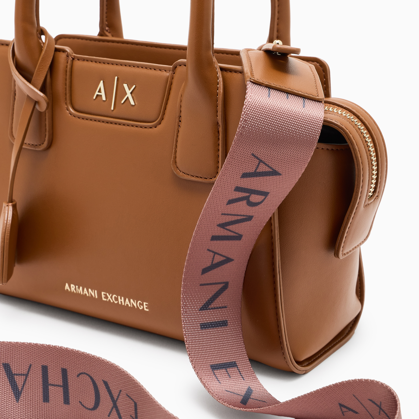 A-R-M-A-N-I E-X-C-H-A-N-G-E CROSSBODY BAG XW002159 AF19892 BROWN FOR WOMEN