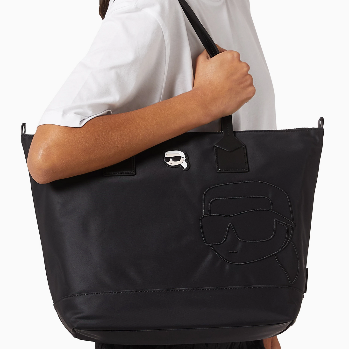 K.A-R.L L.A.G.E-R.F.E.L.D SHOULDER BAG BLACK FOR WOMEN